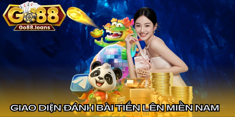 Giao diện đánh bài Tiến lên Miền Nam trực tuyến mượt mà 